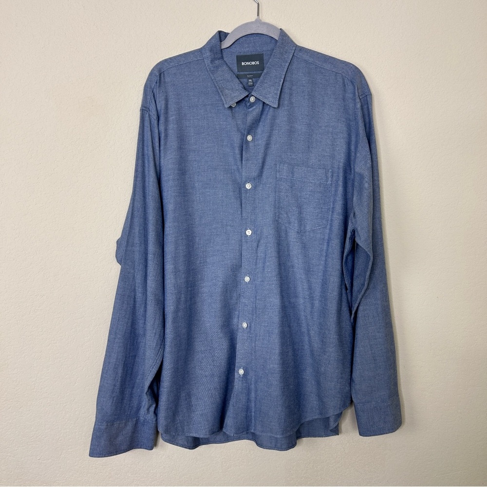Bonobos men’s long sleeve button down size XXL slim fit
